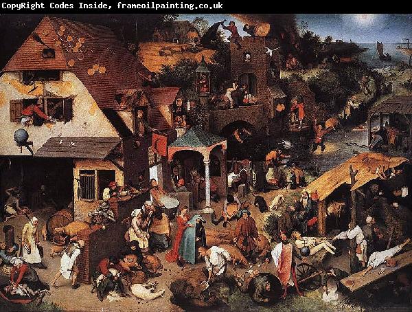 Pieter Bruegel the Elder Netherlandish Proverbs